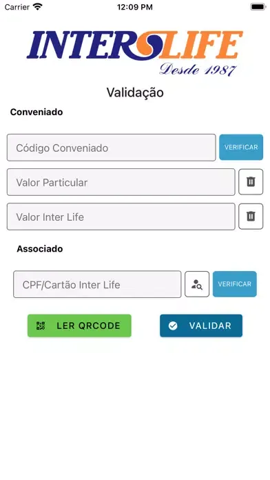 Capturas de pantalla de Validação Inter Life